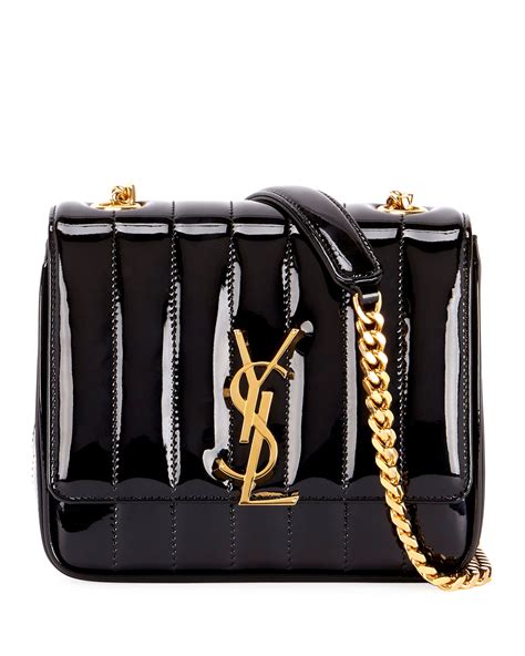 ysl patent leather purse|YSL baguette bag.